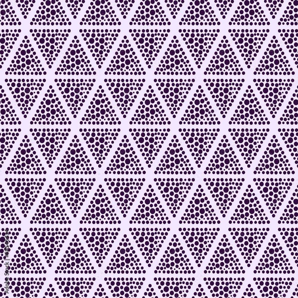 Dotted Triangle Seamless Background