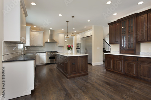 Kitchen in new construction home