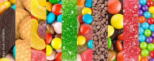 Colorful sweets backgrounds
