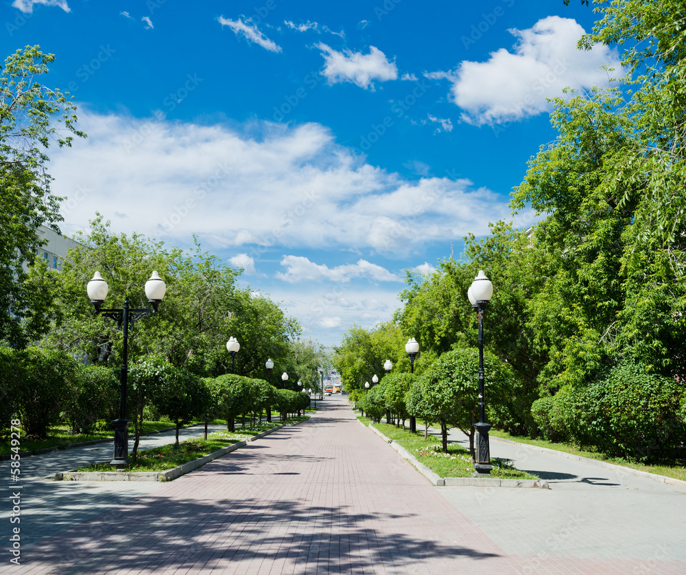 Green city park