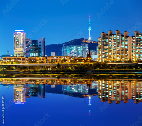 Urban city in Seoul