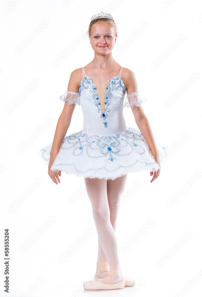 Naklejka premium Beautiful ballerina