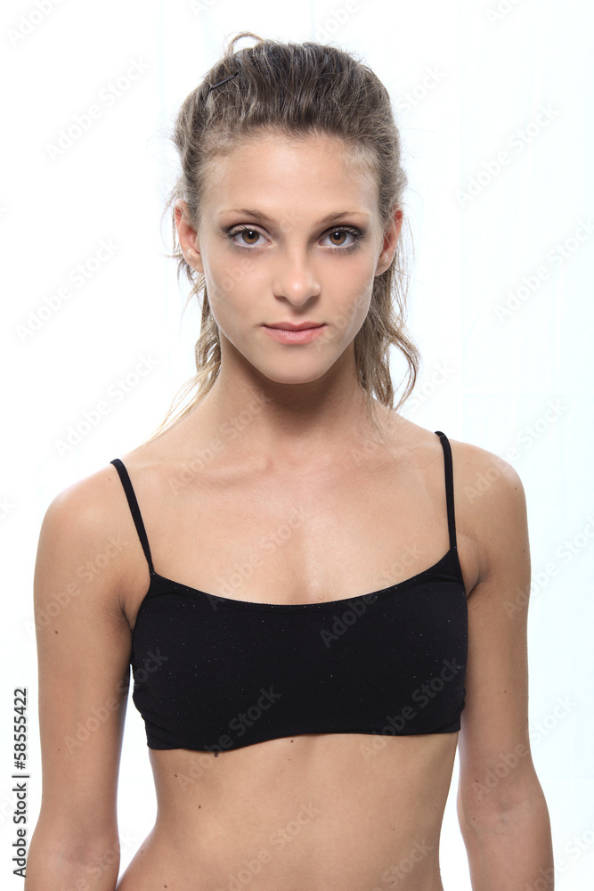 Fototapeta premium 20s beautiful girl beauty portrait