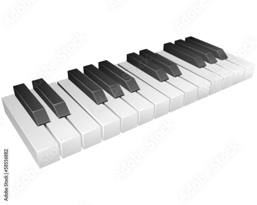 Piano keys