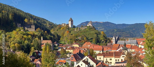 Panorama Friesach / Kärnten / Österreich