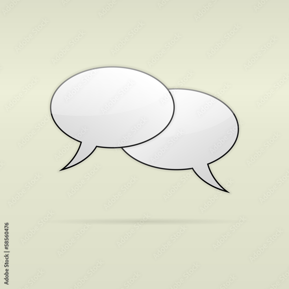 Vector speech bubbles Vector speech bubbles