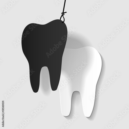 Sick tooth pulling off