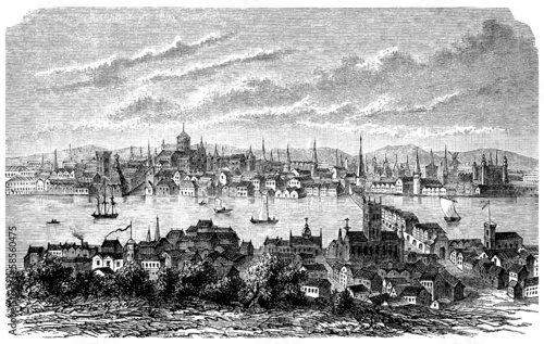 Photography London : City View - 17th century