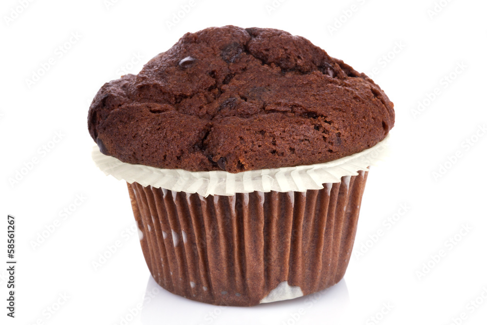 muffin isolated on a white background muffin isolated on a white background