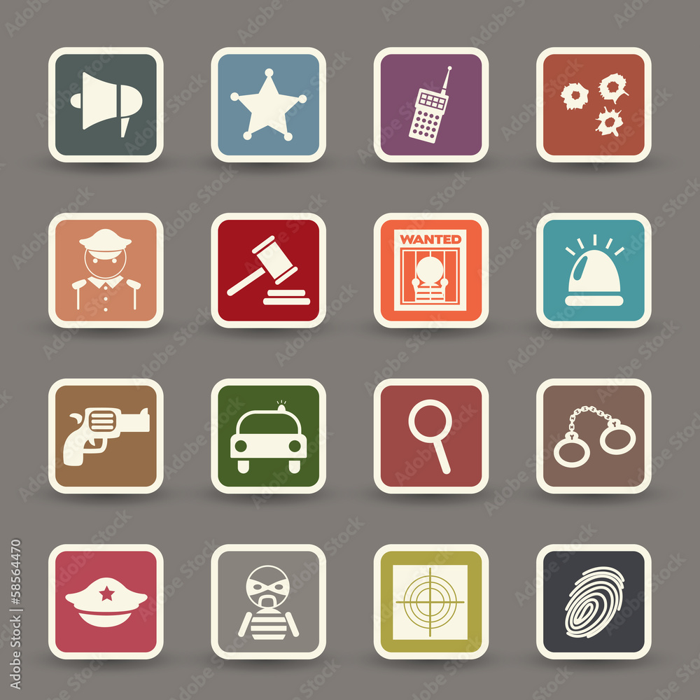 Police Icons Police Icons