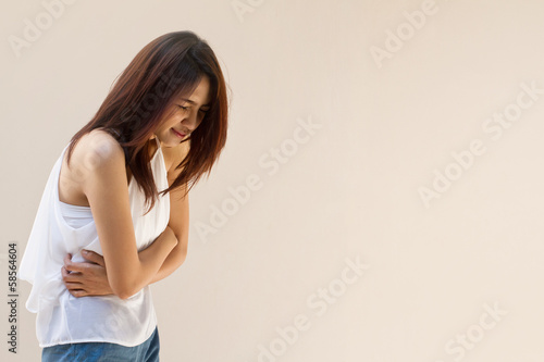 menstruation pain or stomach ache, mild pain © 9nong