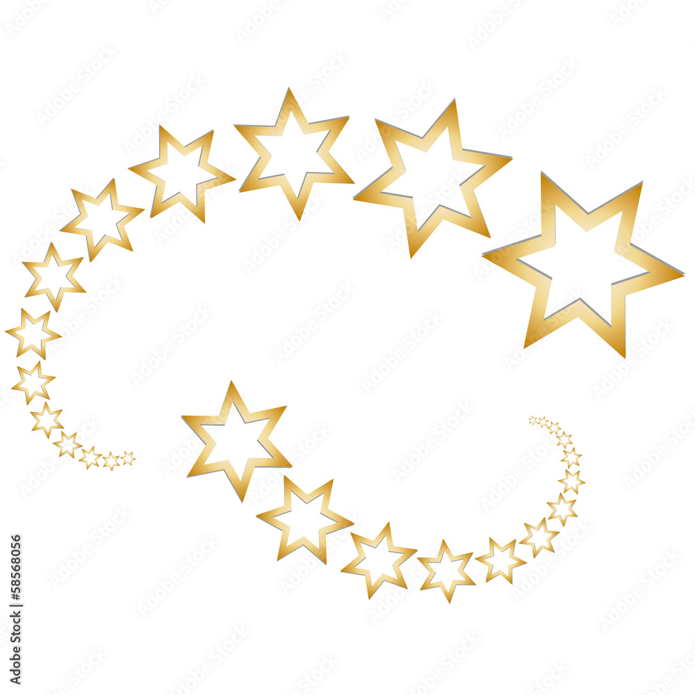 Frohe Weihnachten - Goldene Sternschnuppen - Sterne Frohe Weihnachten - Goldene Sternschnuppen - Sterne
