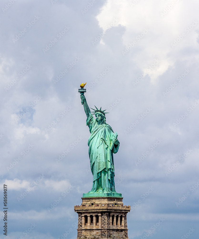 Statue of Liberty in New York City Manhattan