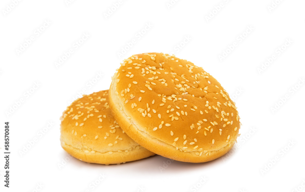 hamburger buns isolated hamburger buns isolated