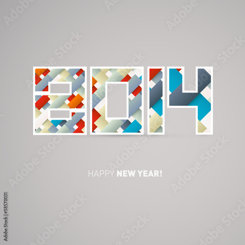 Vector Happy New Year Background