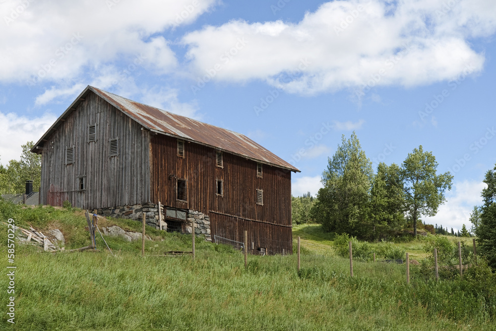 Old Barn in the Field Old Barn in the Field