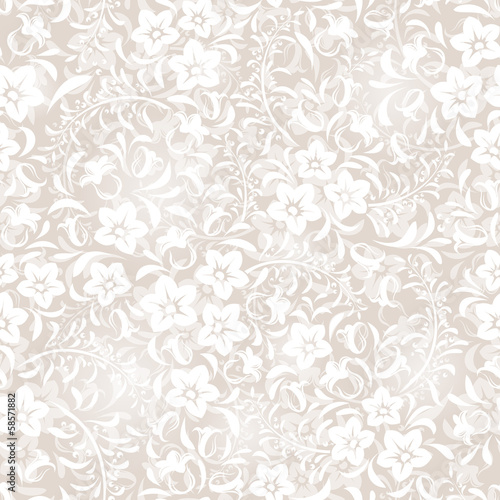 Seamless floral pattern. Vector eps-10.