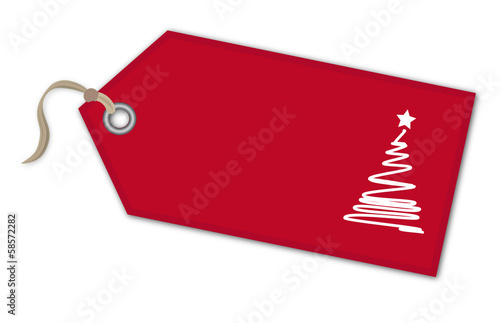 Weihnachtsanhänger Tannenbaum - Vektor