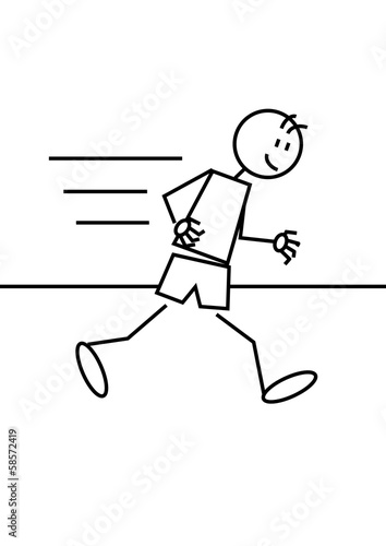Stick figure athletics