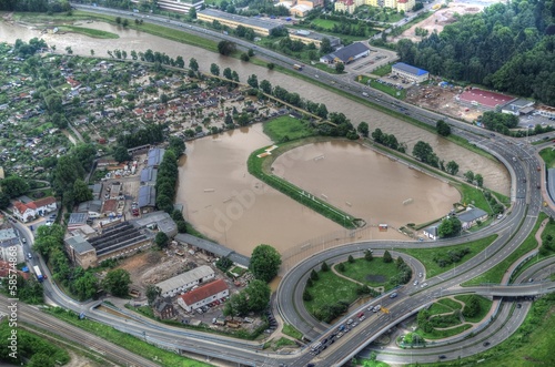 Stadion am Steg Hochwasser photo