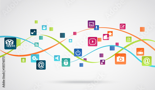 Internet application background