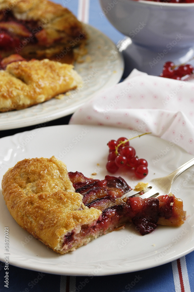 Plum galette Plum galette