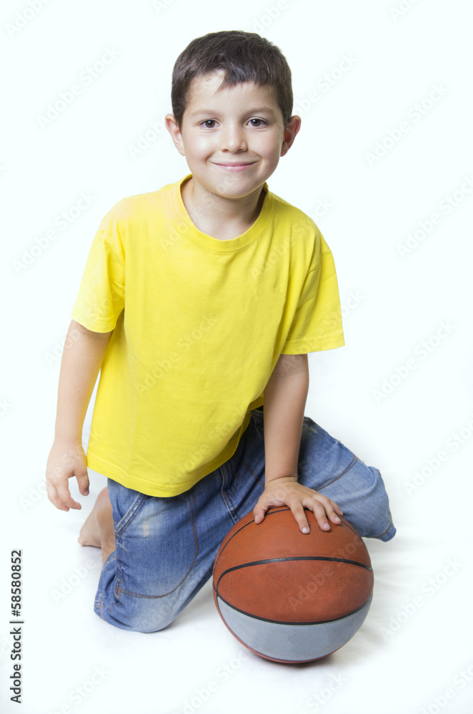 Child with ball Child with ball