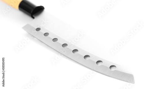 Kitchen knife isolated on white