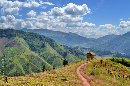 High mountains View, Beautiful views of the country's Thai
