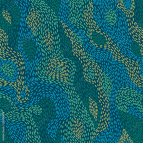 Colorful abstract seamless pattern © baksiabat