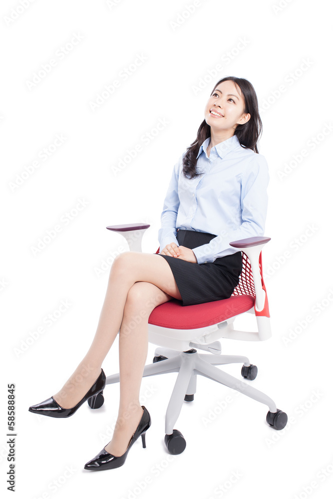 考える女性 考える女性
