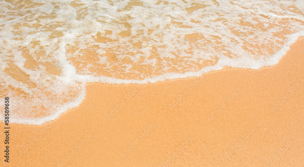 Wave and beach Wave and beach