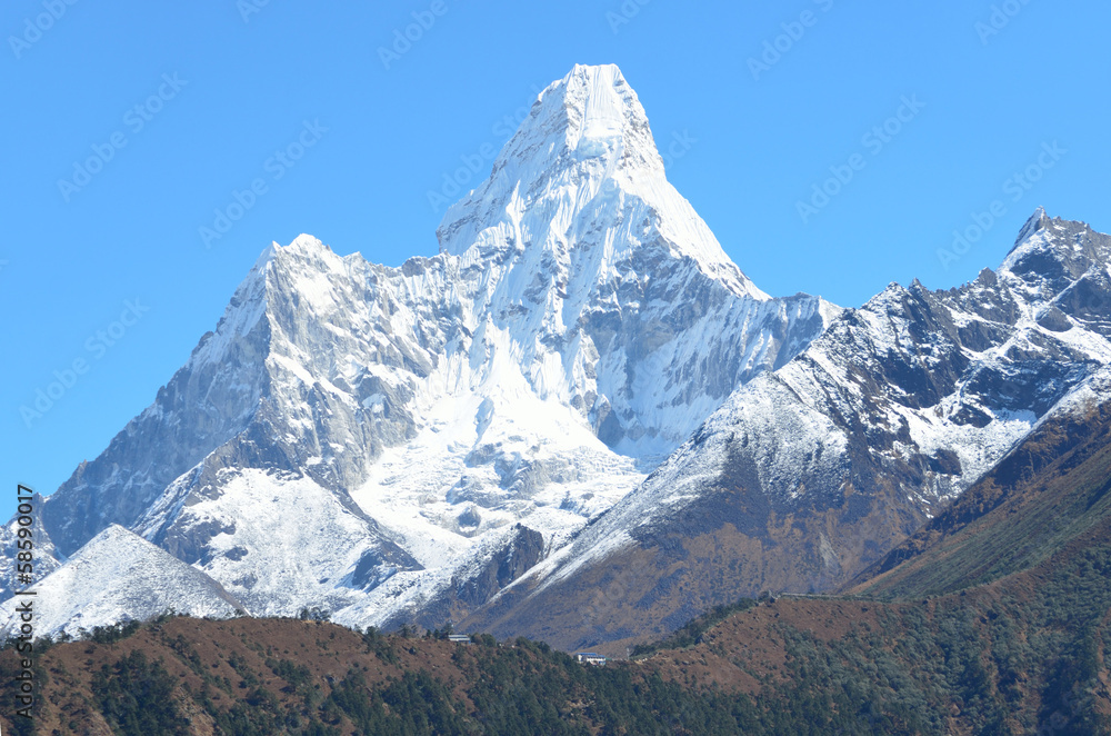 Непал, Гималаи, пик Амадаблам (Ама-Даблам)