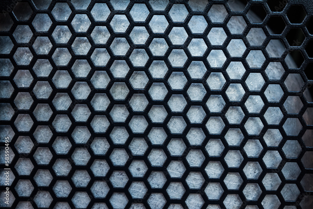 Hexagon net dark background Hexagon net dark background