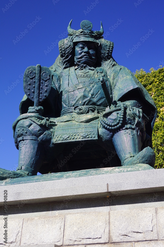 武田信玄公の銅像 Stock 写真 | Adobe Stock