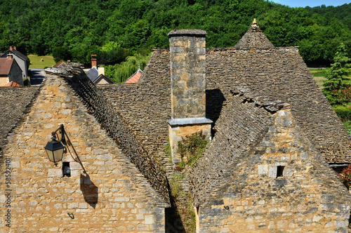 France, picturesque village of Saint Amand de Coly photo