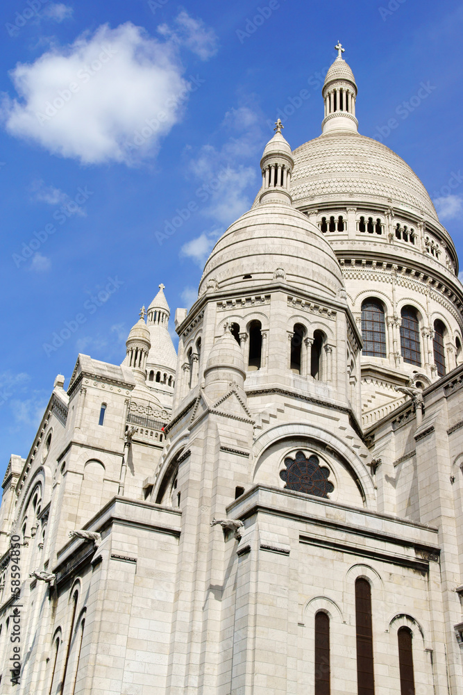 Basilica of the Sacred Heart (Basilique du Sacre-Coeur), Paris,