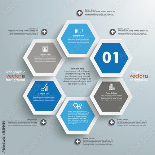 Hexagon Business Infographic