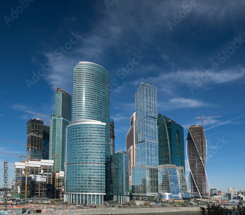 City skyscrapers Moscow 