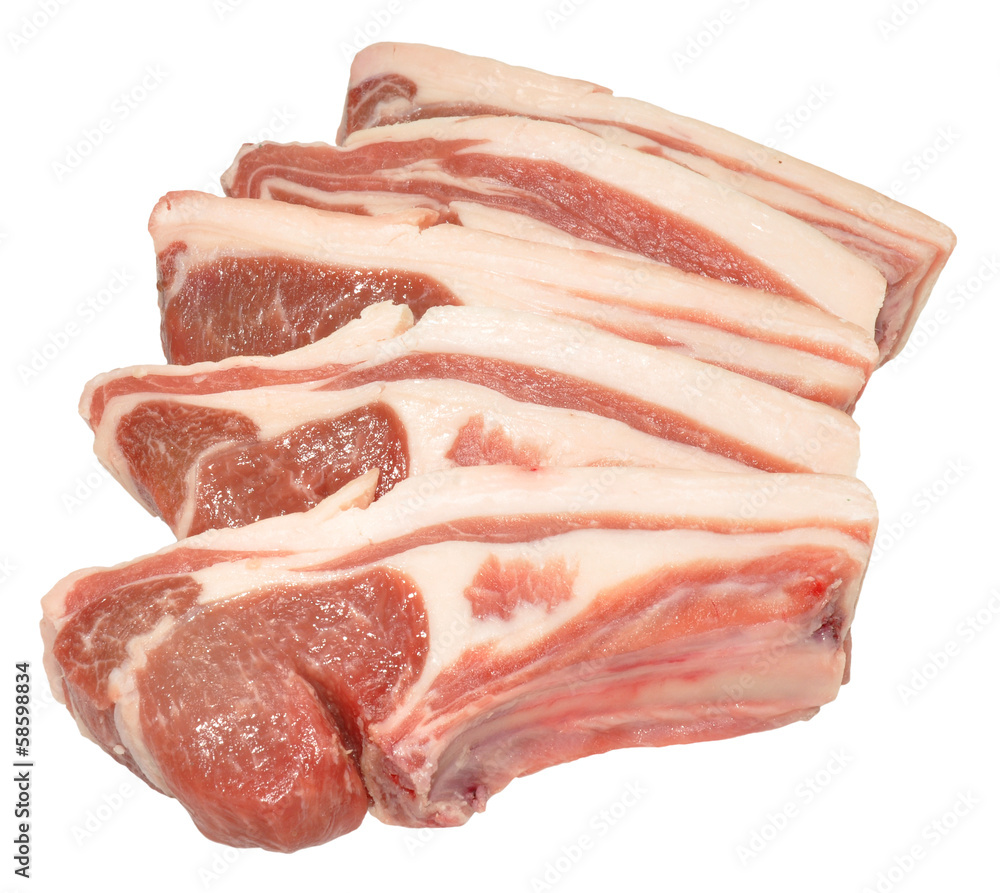 Raw Lamb Cutlets