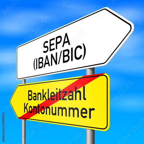 schild lr sepa iban bic blz kontonummer I