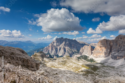 Mountain peaks in the Dolomites - Italy