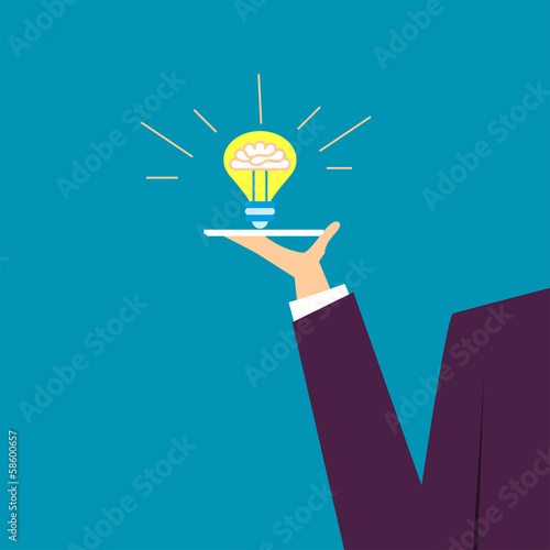 Serving an idea, vector