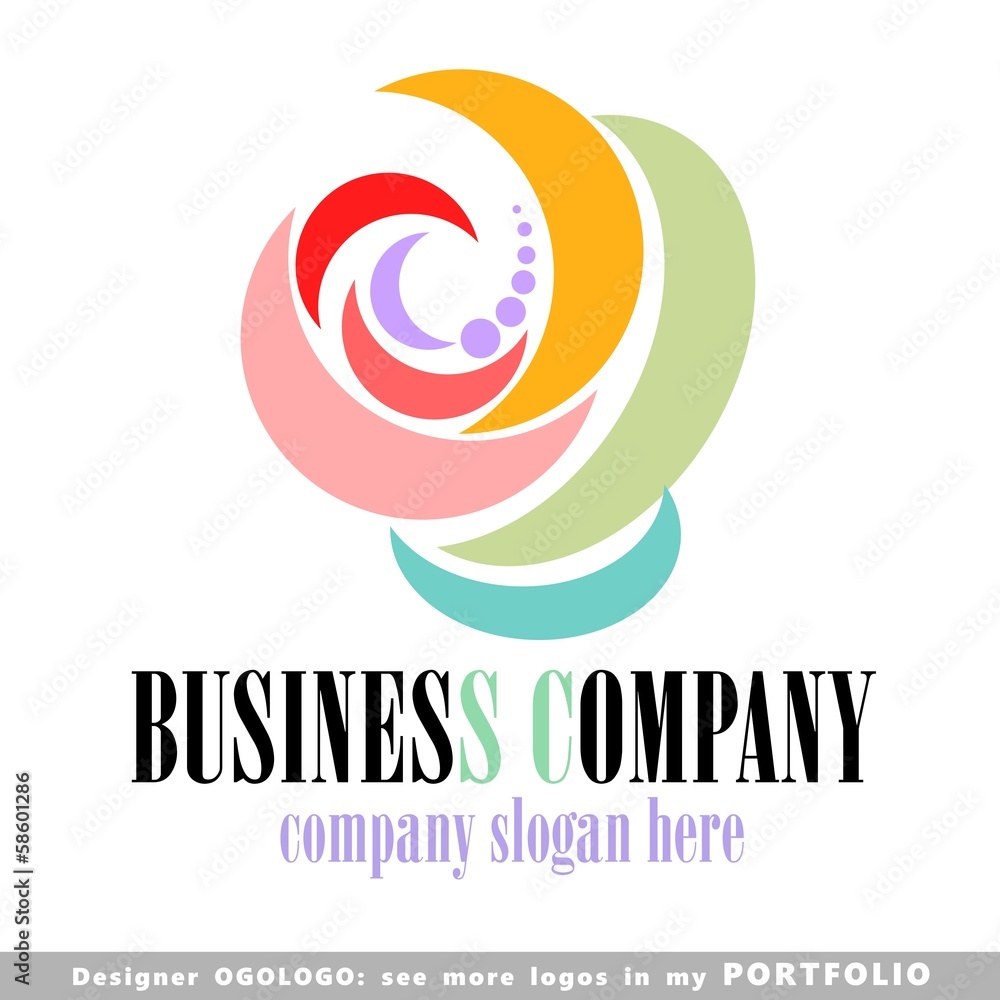 abstract business logo emblem vector abstract business logo emblem vector