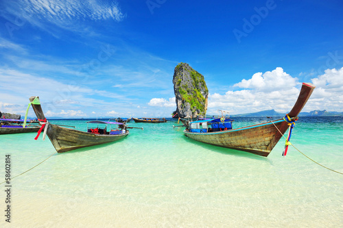White Sand Beach on the Island of Southern Thailand © karinkamon