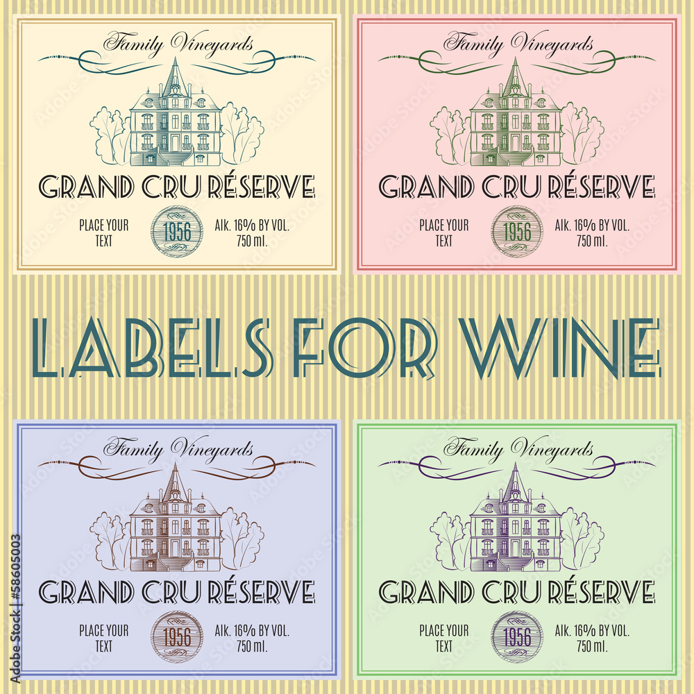 labels for wine