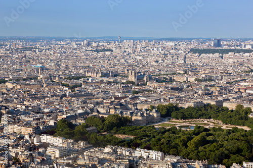 Paris, France top view on Notre Dame de Paris © Photocreo Bednarek