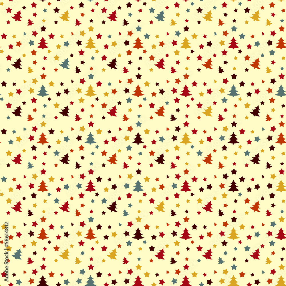 The retro Christmas background The retro Christmas background
