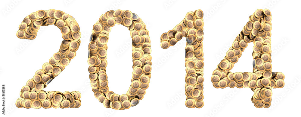 Euro Coin 2014 Gold-Silver