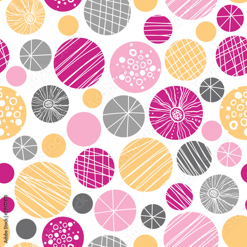 vector abstract textured bubbles seamless pattern background